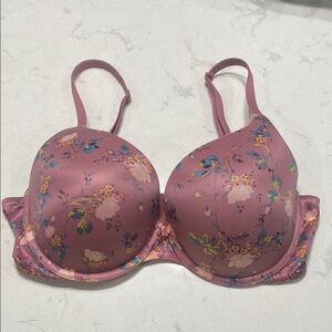 Victoria's Secret Pink Floral Bra with Molded Cups
